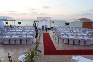 Preparation for Wedding, hotel Al Deera, Gaza. Photo: Lars Egeland